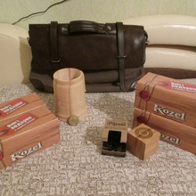 Дорожная сумка,Портативная колонка,Уникальная деревянная кружка и юбилейная монета ,пиво от Velkopopovicky Kozel