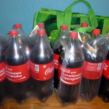 2 упаковки Coca-cola 2 л от местный