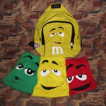 Футболки и рюкзак от M&M's