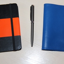 Записная книжка, ручка и обложка для паспорта от Bond Street