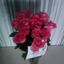 Вот и мои цветочки ко мне приехали))) от LANCOME