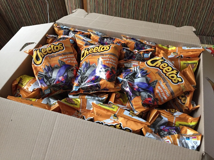 Приз акции Cheetos «Transformers: Выиграй крутые призы!»
