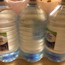 Первые 3 бутылки от Вода люкс