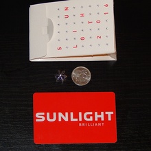Шармик от пятерочки за покупку от 350р и бонусная карта от SUNLIGHT