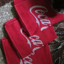 Полотенца  от Coca-Cola