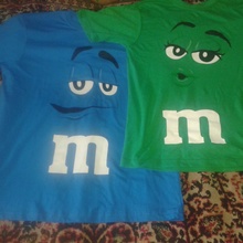 футболочки от M&M's