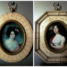 Портретные миниатюры с изображениями красоток 19 века от Vanish