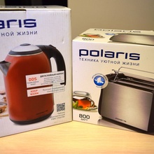 Чайник и тостер от Polaris