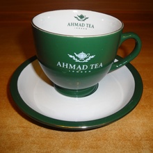 Чашка с блюдцем от Ahmad Tea