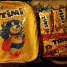 Рюкзачок и конфетки от Timi
