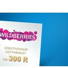 Электронные сертификаты: WILDBERRIES на 300 руб. и ЕВРОСЕТЬ на 200 руб. от Петр 1