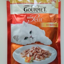 Пакетик корма от Gourmet