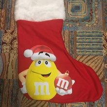 Новогодний носок для подарков от M&M's