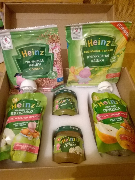 Приз акции Heinz baby «Тест-драйв: первый прикорм без аллергии»