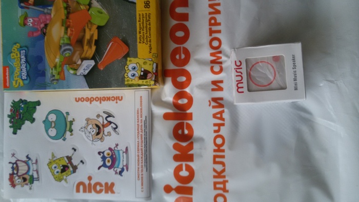Приз акции Nickelodeon «Грандиозные новогодние подарки»