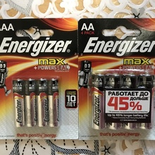 Набор батареек от Energizer