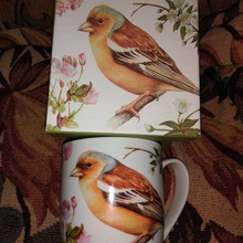 Чашка с птичкой от Магнит