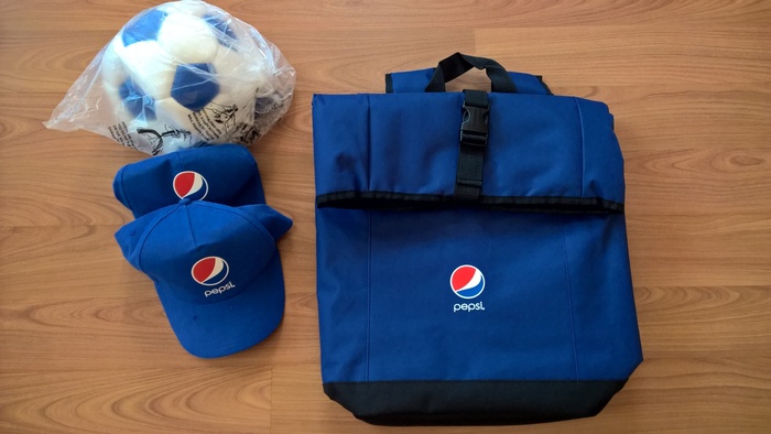 Приз акции Pepsi «Живи игрой – получай призы с Pepsi» в сети магазинов «Х5»