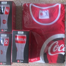 Бокалы и футболка от Coca-Cola от «Coca-Cola» «Готовы выигрывать?»