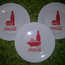 Мои тарелочки от Coca-Cola