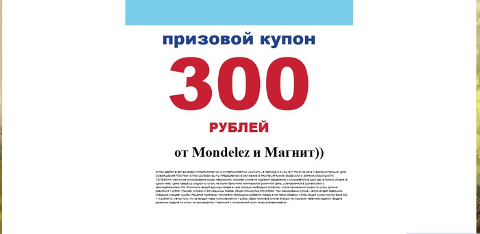Приз акции Mondelez «Выиграй поездку в Словакию на ЧМ-2019 в сети Магнит»