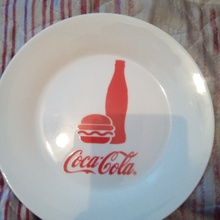 Пришла вторая тарелочка от Coca-Cola