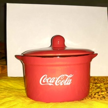 Кастрюлька керамическая от Coca-Cola