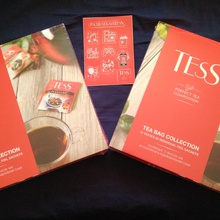 Чай Tess и наклейки от Tess
