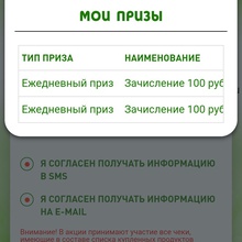 200 рублей из 5 чеков от Посиделкино
