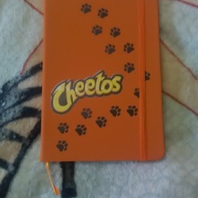 Блокнот А5, линованный с брендингом обложки от Cheetos