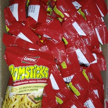 коробка чипсов от Pomsticks