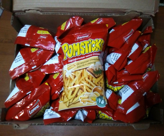 Приз акции Pomsticks «Картофельный перекус»