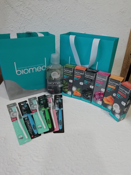Приз акции Biomed «Заправься с пастой Biomed»