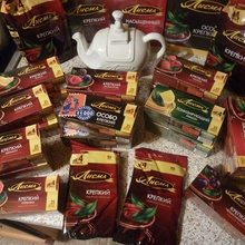 Годовой запас чая и чайник от Лисма