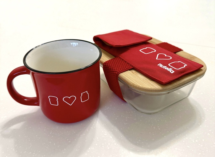 Приз акции Nutella «Сочетайте любимое на завтрак»