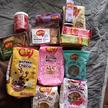 Бокс с продукцией от Ого!