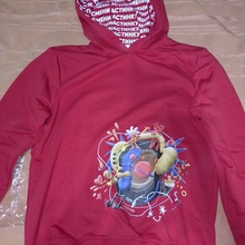 Толстовка "Музыка" (красный) от Snickers