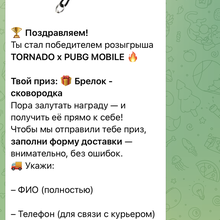 Брелок-сковородка от Tornado Energy