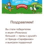 Приз Giftery 3000 рублей