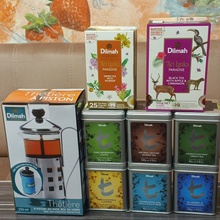 Френч-пресс и чай. от Dilmah