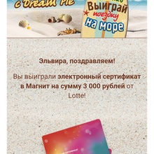 Сертик 3000 от Lotte