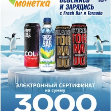 Очень хороший приз- деньги) от Tornado Energy