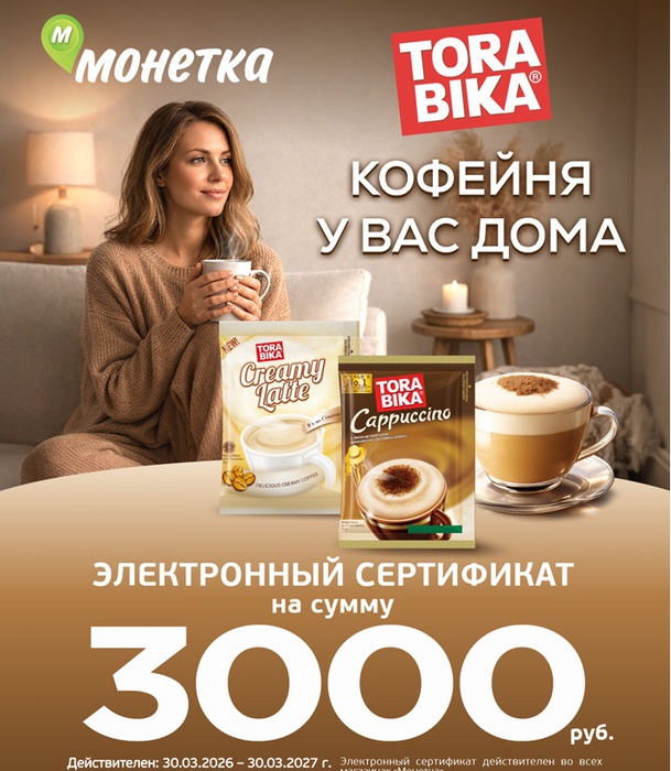 Приз акции Torabika «Кофейня у вас дома»
